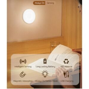 Coteci Motion Sensor LED Night Light White