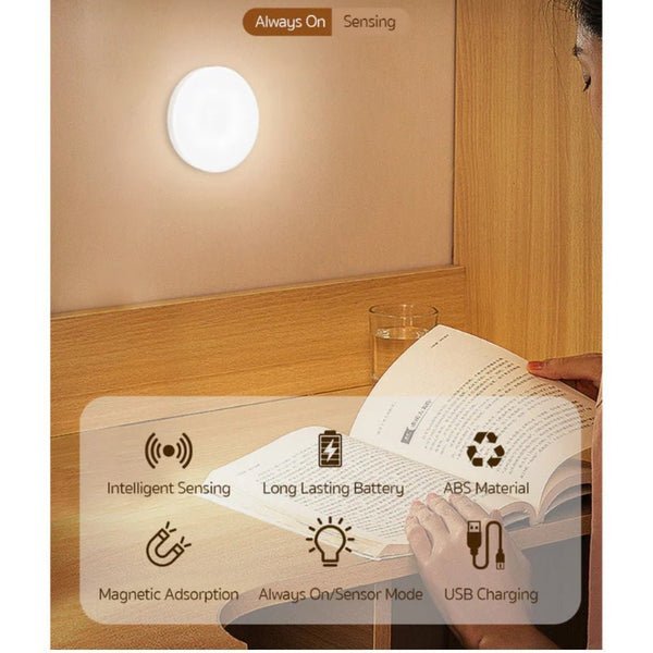 Coteci Motion Sensor LED Night Light White