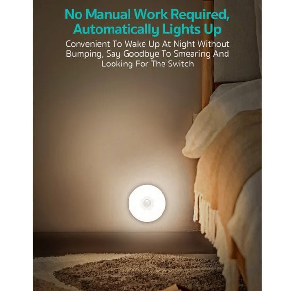 Coteci Motion Sensor LED Night Light White