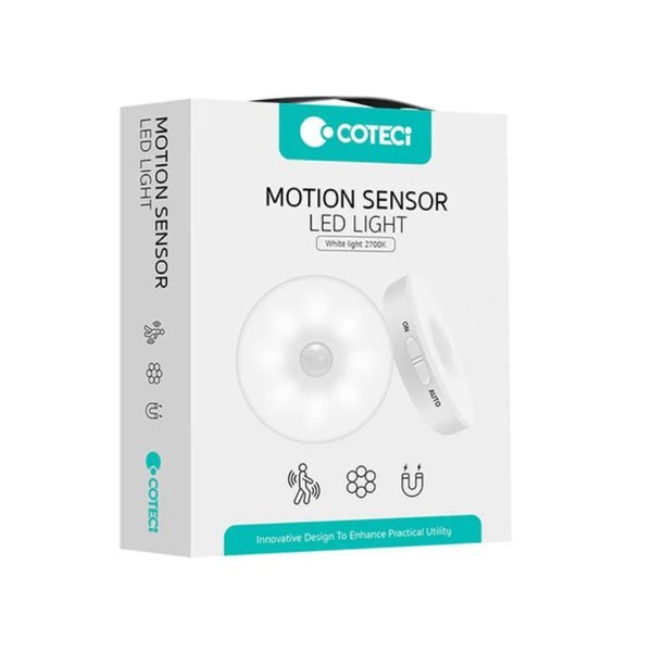 Coteci Motion Sensor LED Night Light White