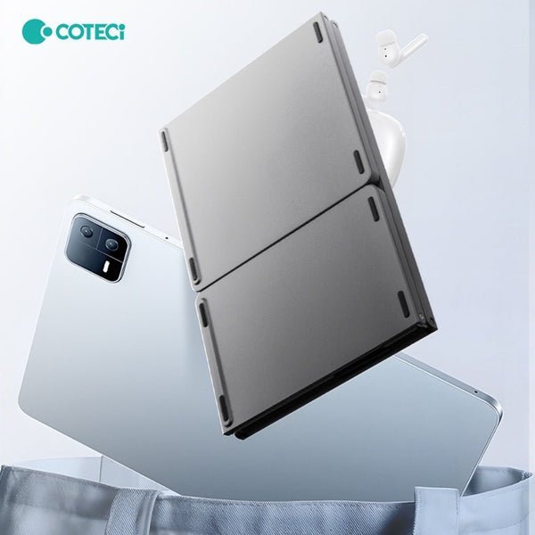 Coteci 63 Key Tri-fold Touchpad Keyboard Gray