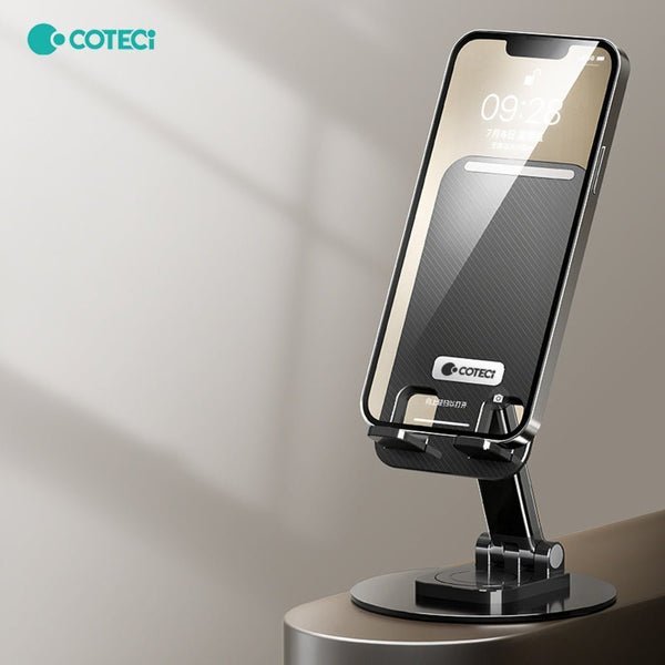 2025/12/1000351316.jpg Coteci Rotatable & Foldable Carbon Steel Stand Black