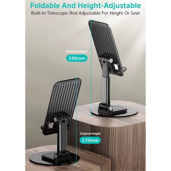 2025/12/1000351317.jpg Coteci Rotatable & Foldable Carbon Steel Stand Black