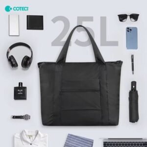 Coteci Foldable Luggage Bag Small TR-023 Black / Gray
