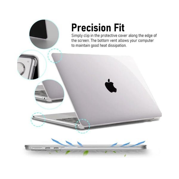 Coteci Universal MacBook Air 13.6 Case (M2) (M3) Transparent