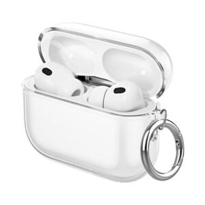 Coteci Silicone Transparent Case for Apple AirPods Pro 3 Clear