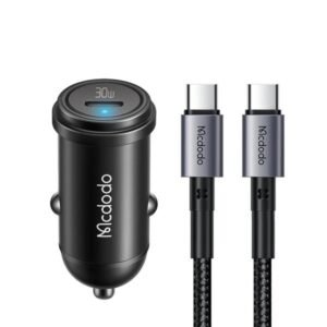 Mcdodo PD30W Fast Car Charger Kit Black