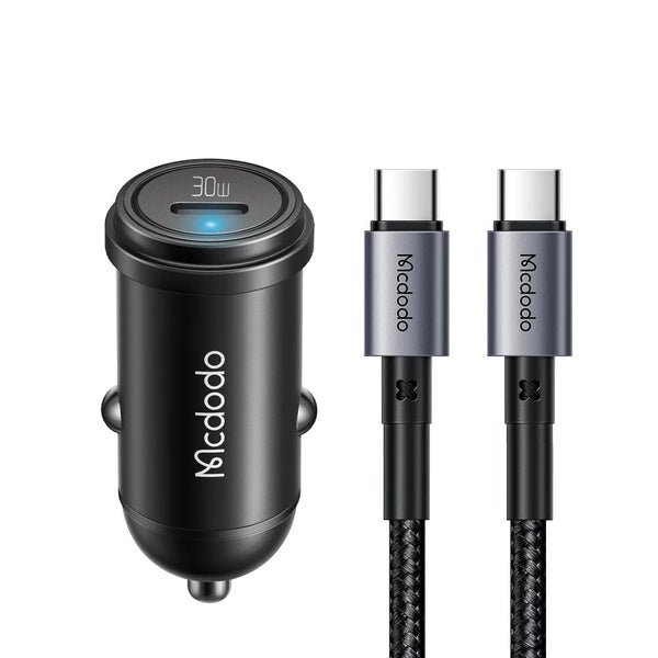 Mcdodo PD30W Fast Car Charger Kit Black
