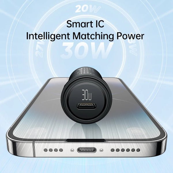 Mcdodo PD30W Fast Car Charger Kit Black