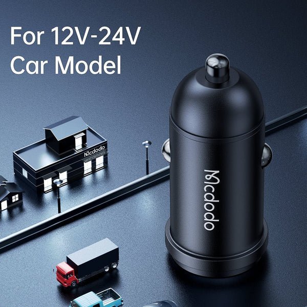 Mcdodo PD30W Fast Car Charger Kit Black