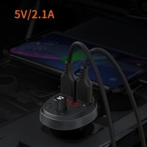Mcdodo Bluetooth FM Transmission Car Charger Black