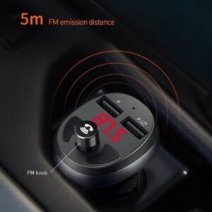 Mcdodo Bluetooth FM Transmission Car Charger Black
