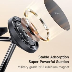 2025/12/1000352043.jpg Mcdodo 3-in-1 15W Night Light Magnetic Wireless Charger Black