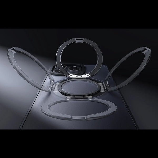 Mcdodo Magnetic Ring Stand Case for iPhone 16 Pro Max Black