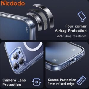 2025/12/1000353404.jpg Mcdodo MagSafe Case for iPhone 16 Pro Transparent