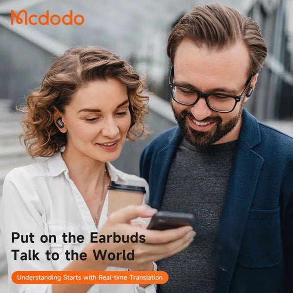 2025/12/1000353451.jpg Mcdodo ANC & ENC AI Translator Earbuds HP-822 Black