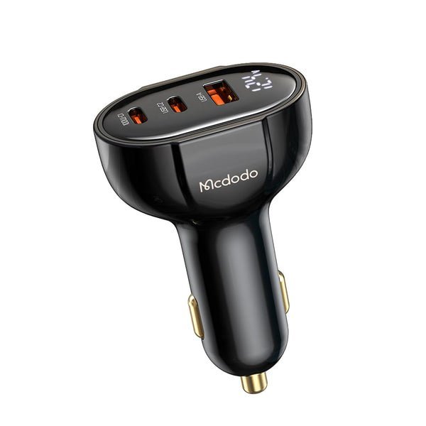 2025/12/1000353489.jpg Mcdodo PD 128W Car Charger 2C1U 3-Port Black