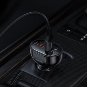 2025/12/1000353490.jpg Mcdodo PD 128W Car Charger 2C1U 3-Port Black