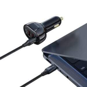 2025/12/1000353492.jpg Mcdodo PD 128W Car Charger 2C1U 3-Port Black