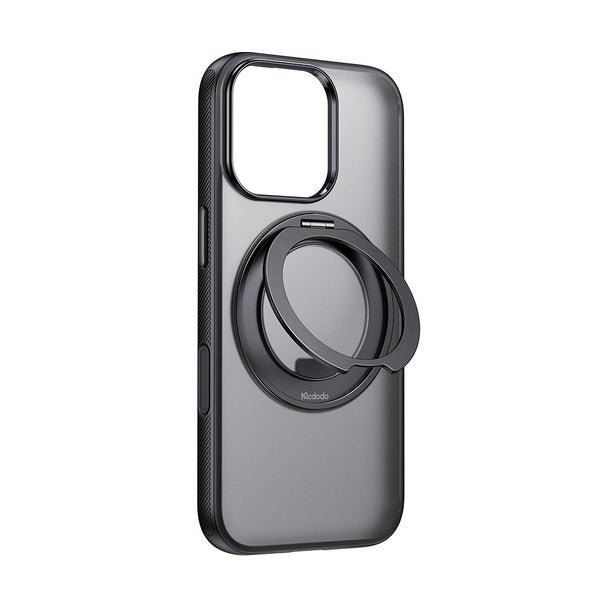 Mcdodo Magnetic Ring Stand Case for iPhone 17 Black