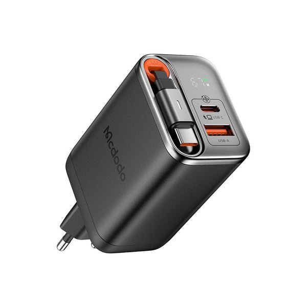 Mcdodo 67W GaN Charger with Built-in Retractable Cable