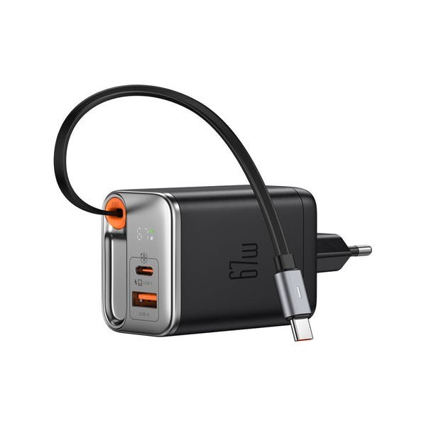 Mcdodo 67W GaN Charger with Built-in Retractable Cable