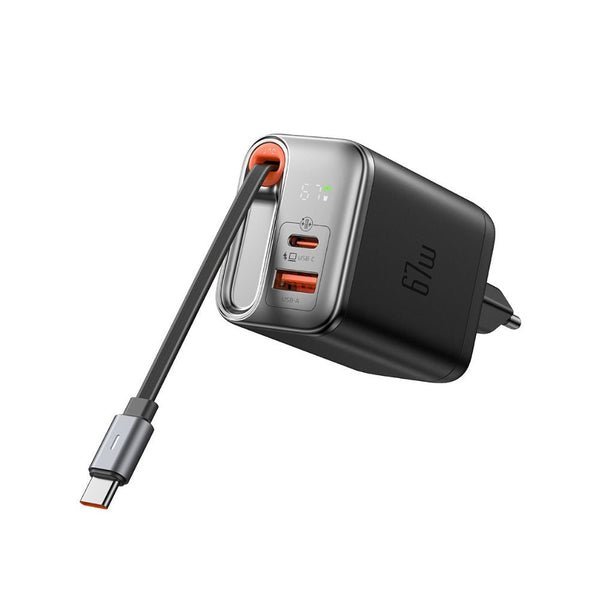 Mcdodo 67W GaN Charger with Built-in Retractable Cable