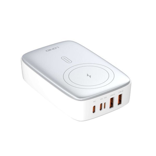 2025/12/1000354301.jpg Ldnio 140W Multiport Desktop Wireless Charger Q4010 White