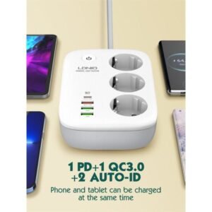 2025/12/1000354315.jpg Ldnio Wifi Smart Power Strip SEW3452 White