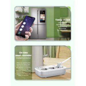 2025/12/1000354316.jpg Ldnio Wifi Smart Power Strip SEW3452 White