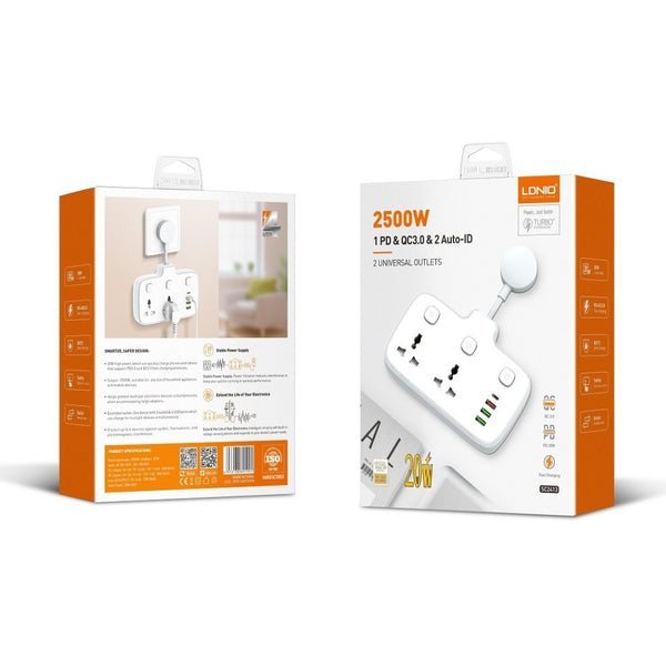 Ldnio Extension Socket SC2413 White