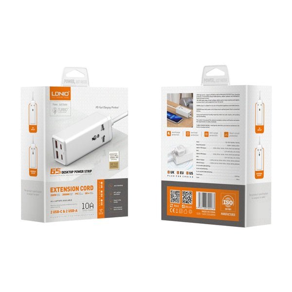 Ldnio 65W Multifunction Universal Power Adapter SC1418 White