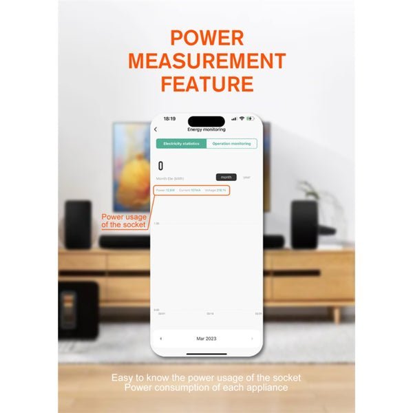 Ldnio WiFi Smart Power Socket SEW1080 White