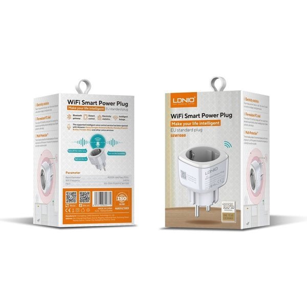 Ldnio WiFi Smart Power Socket SEW1080 White