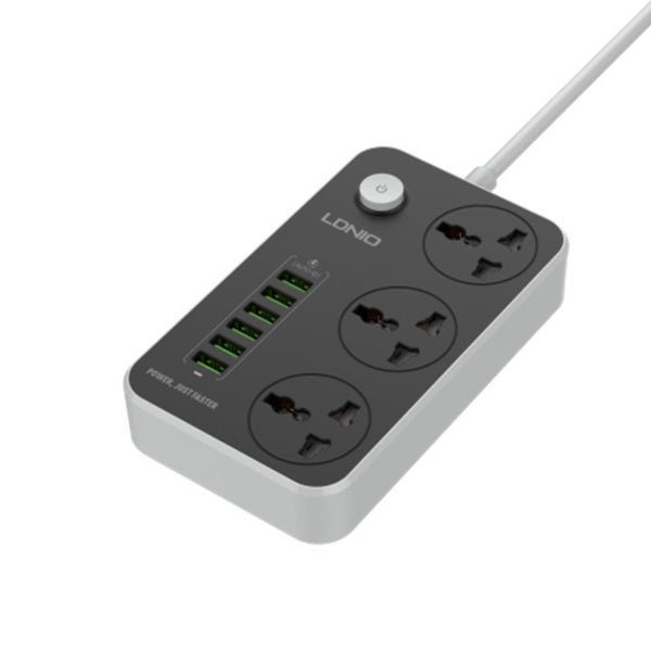 Ldnio 3 AC Outlets EU Power Strip SC3604 2500W