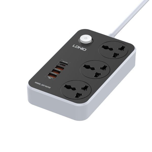 Ldnio 3 AC Outlets EU Power Strip SC3412 2500W