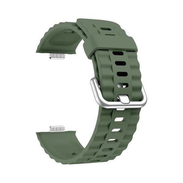 Silicone Band for Huawei Watch Fit 4 and Fit 4 Pro Green