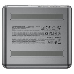 Acefast Desktop Power Station Z4 PD218W GaN Black