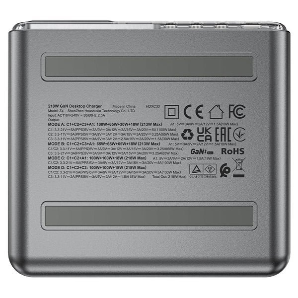 Acefast Desktop Power Station Z4 PD218W GaN Black