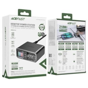 Acefast Desktop Power Station Z4 PD218W GaN Black