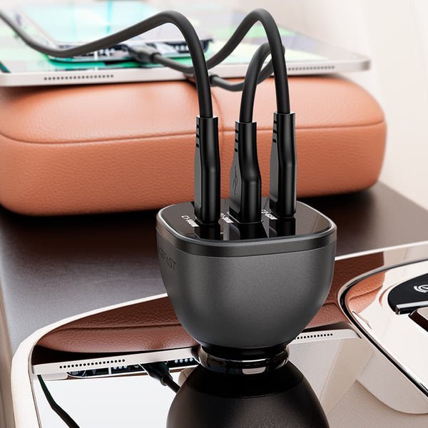 AceFast PWRup 165W Fast Car Charger B14 Black