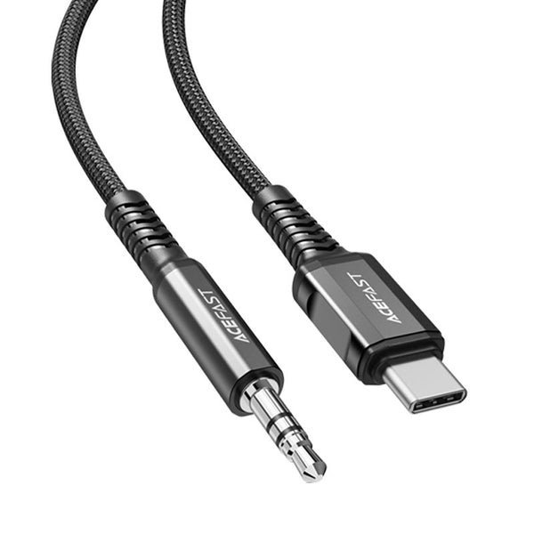 AceFast HI-FI Audio cable USB-C to 3.5mm C1-08 Black