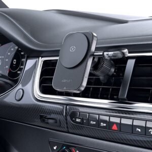 AceFast AirCharge Fast Wireless Charger Car Mount Holder D18 Black