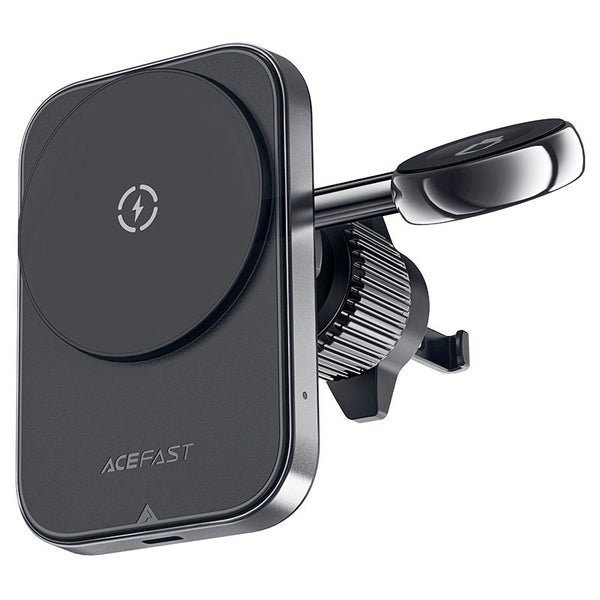 AceFast AirCharge Fast Wireless Charger Car Mount Holder D18 Black