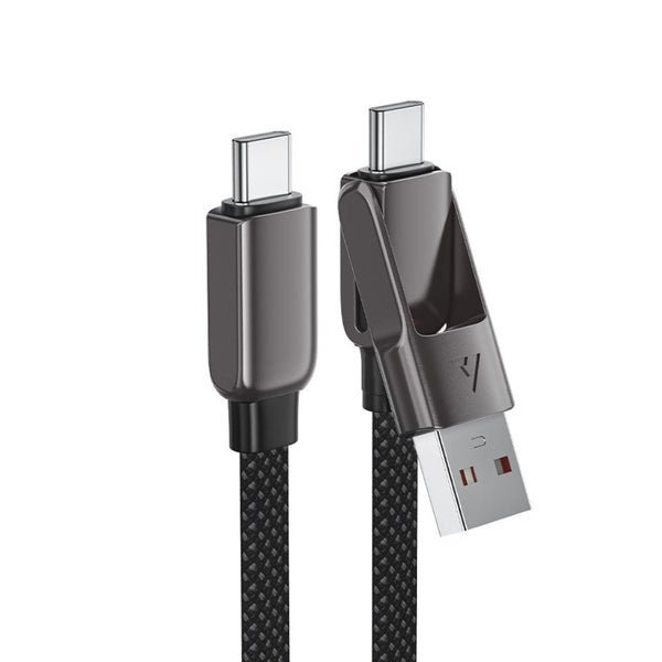 AceFast AceWire Pro Multi-Functional 60W Cable C13-05 Black