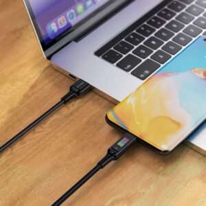 AceFast USB-A to USB-C 60W Indicator Cable C7-04