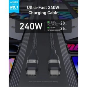 Anker Braided USB-C Cable 240W Black