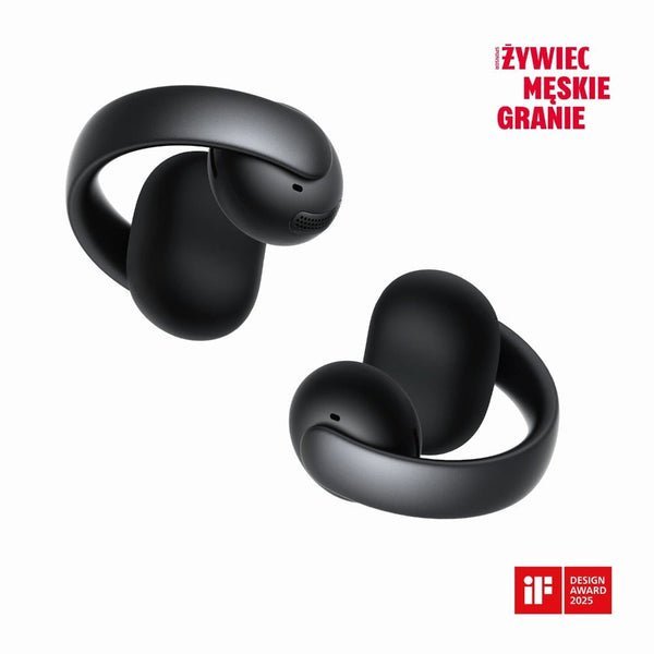 Soundcore AeroClip | Open-Ear Clip-On Earbuds Black