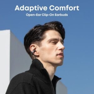 Soundcore AeroClip | Open-Ear Clip-On Earbuds Black