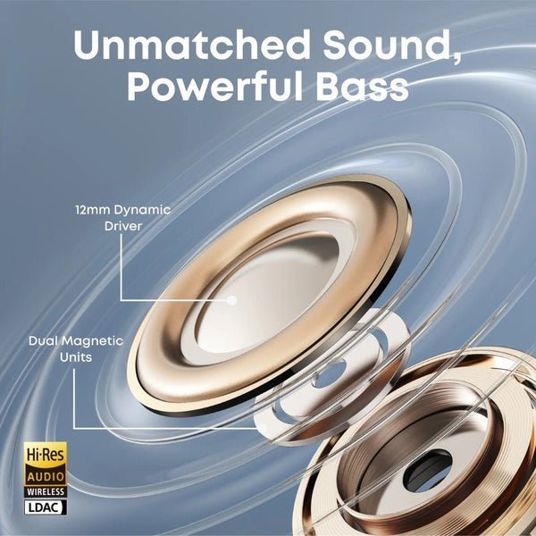 Soundcore AeroClip | Open-Ear Clip-On Earbuds Black